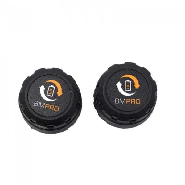 SMARTP – BMPRO Tire Pressure Monitoring System - TPMS Sensor, Valve Stem Cap Type Pre-Programmed For BMPRO Smart RV S...